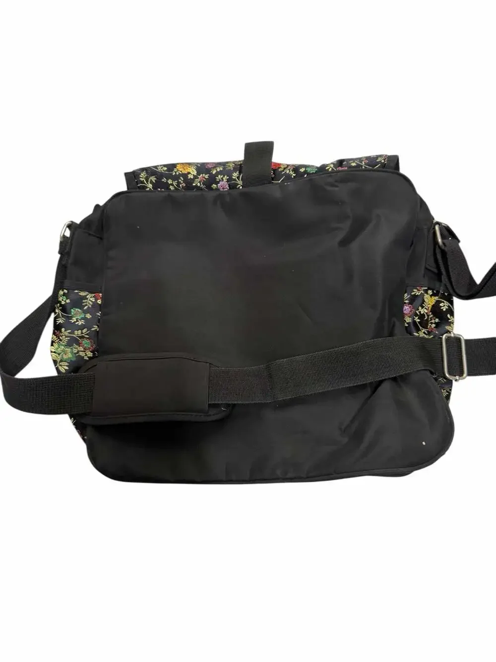 East Coast Company Vintage Floral Brocade Messenger Laptop Bag